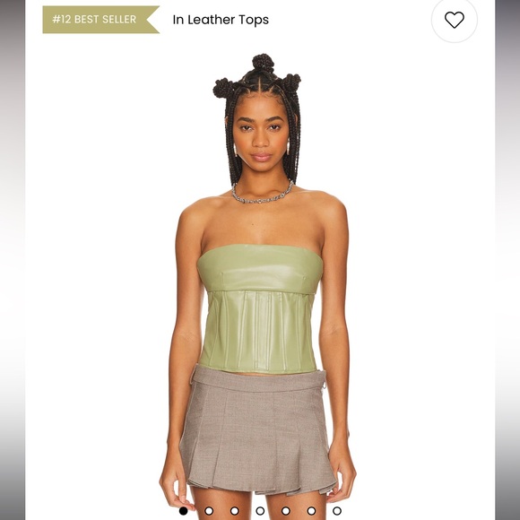 REVOLVE Tops - Odessa Corset Top & skort in Olive